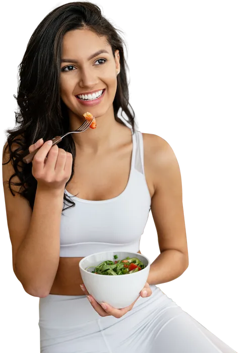 NUTRITION-AND-WEIGHT-LOSS-Woman-eating NUTRITION AND WEIGHT LOSS Woman eating